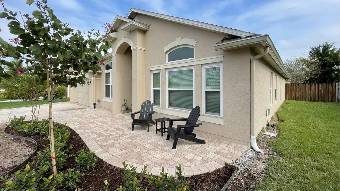 Completed Brevard County landscape installation